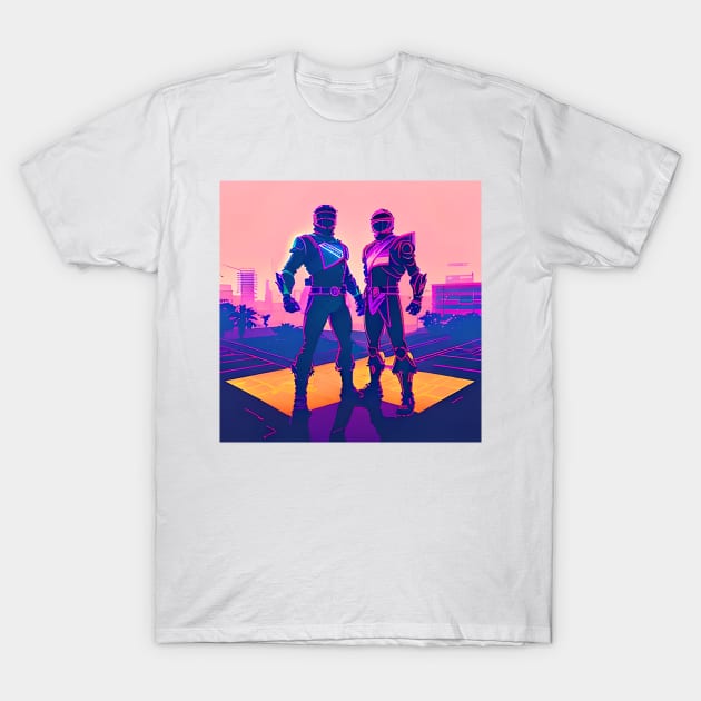 Tron Sentai Rangers T-Shirt by SNAustralia